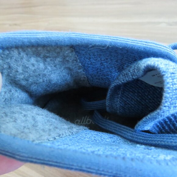 ALLBIRDS Tree Toppers High Top Sneakers Shoes in Nikau Sapphire Blue - Men's 9 - Picture 15 of 16